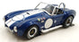 Kyosho 1/18 Scale Diecast DC30723D - Shelby Cobra 427 - Blue/White Stripes