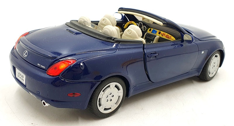 Welly 1/18 Scale Diecast 101124Z - Lexus SC430 - Blue