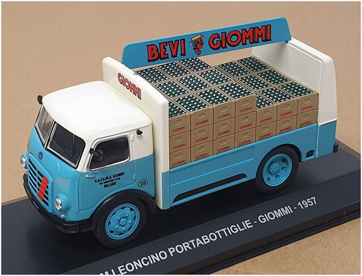 Altaya 1/43 Scale 19624Q - 1957 OM Leoncino Truck (Portabottiglie) Blue/White