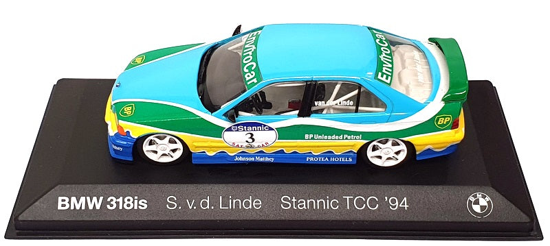 Minichamps 1/43 Scale 80 42 9 420 653 - BMW 318is Stannic TCC '94 #3 Linde