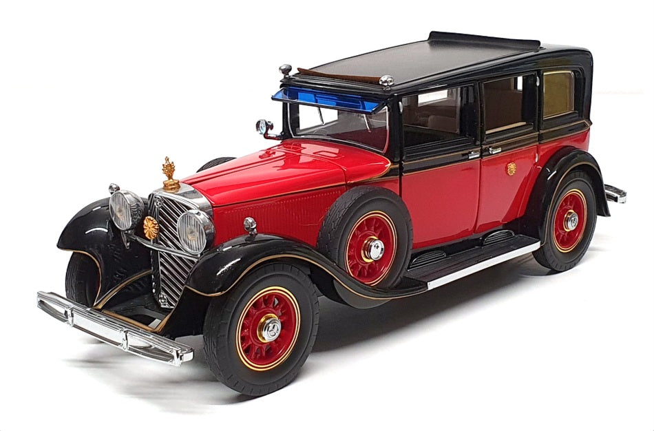 Franklin Mint 1/24 Scale B11SD61 - 1935 Mercedes Benz 770k Grosser Red/Black