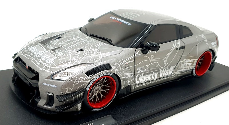 Solido 1/18 Scale Diecast S1805810 - Nissan GT-R R35 LBWK Type 2.0 - Grey