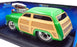 Muscle Machine 1/18 Scale Diecast 61184 - 1950 Ford Woody Green/Brown