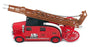 Matchbox 11.5cm Long YS-9 - 1936 Leyland Club Fire Engine FK-7 - Red