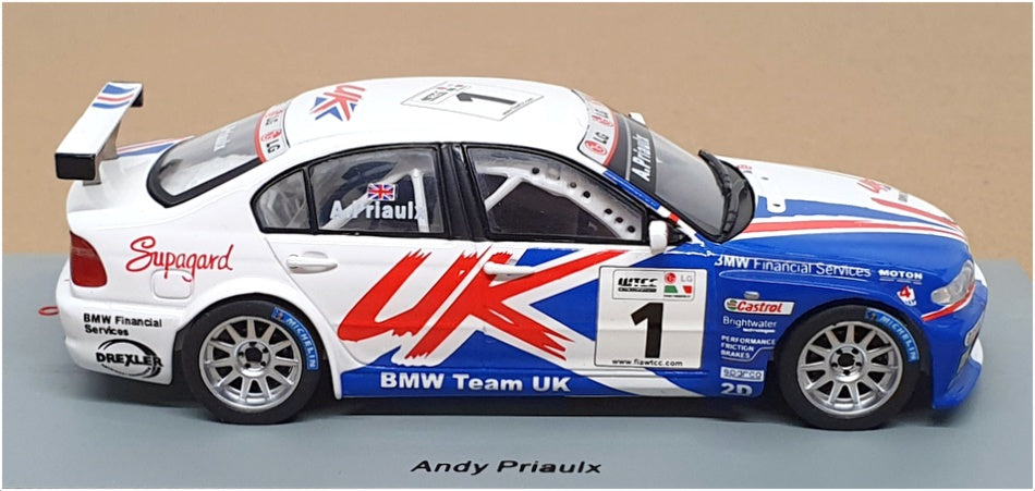 Spark Model 1/43 Scale S0427 - BMW 320 #1 Champion WTCC 2005 A. Priauix