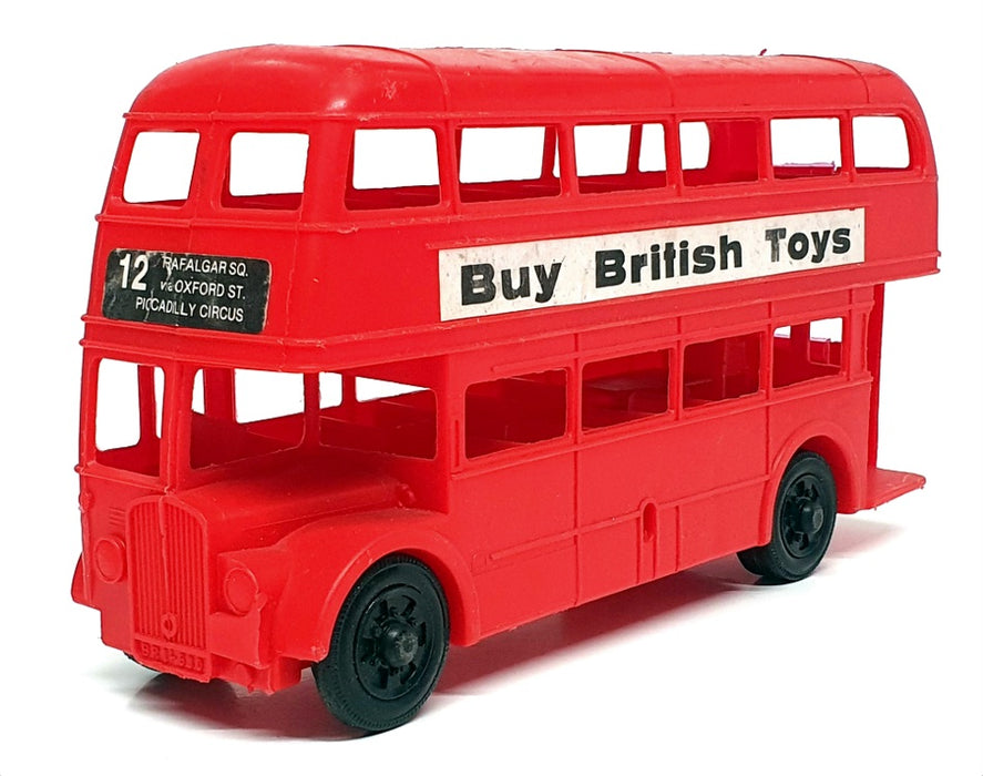 Unknown Brand 21cm Long Plastic Model LB12 - Routemaster London Bus - Red