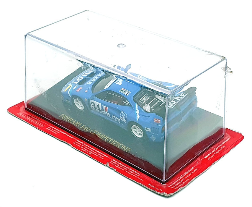 Altaya 1/43 Scale 23524Z - Ferrari F4 Competizione #34 - Blue