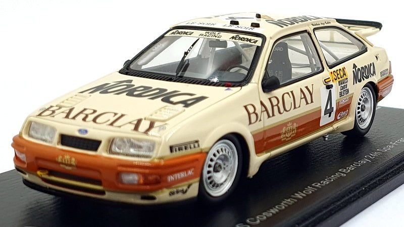 Spark Model 1/43 Scale SB235 - Ford Sierra RS Cosworth Wolf Racing 24h Spa 1987