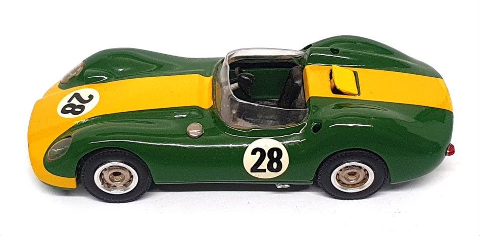 Western Models 1/43 Scale Built Kit CBT42 - 1958 Lister Jaguar Race Car #28