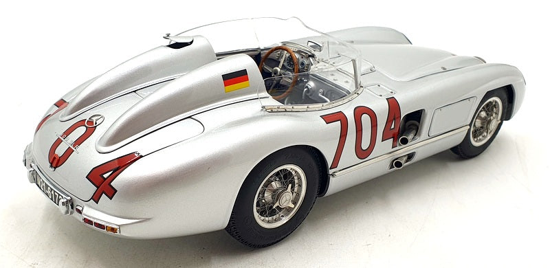 CMC 1/18 Scale M-119 Mercedes Benz 300 SLR 1955 #704 Mille Miglia Herrmann