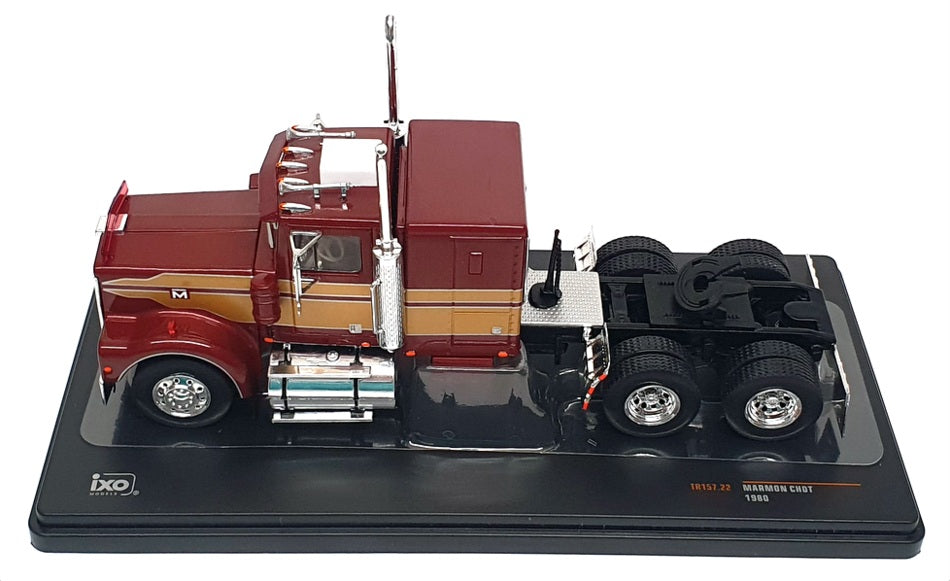 Ixo 1/43 Scale TR157.22 - 1980 Marmon CHDT Truck - Maroon/Gold