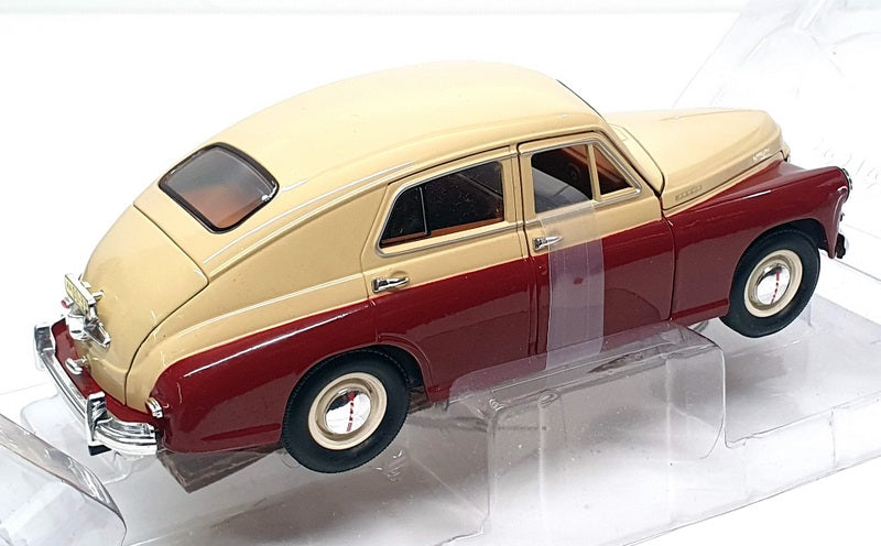 Road Signature 1/24 Scale 24214 - GAZ M20 Pobedo - Beige/Dk Red