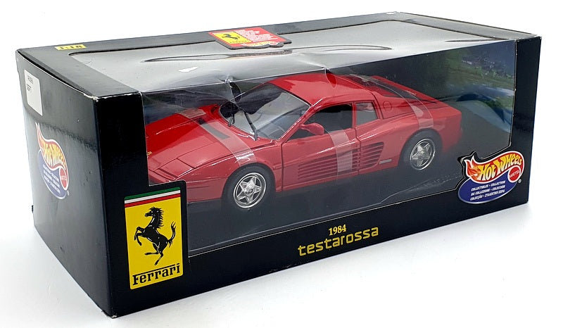 Hot Wheels 1/18 Scale Diecast 23918 - 1984 Ferrari Testarossa - Red