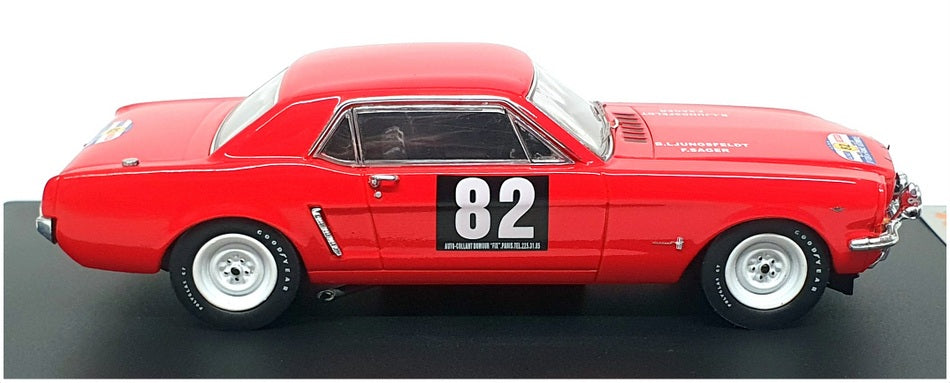 Ixo 1/43 Scale PRD309 - Ford Mustang #82 Tour De France Rally 1964 - Red