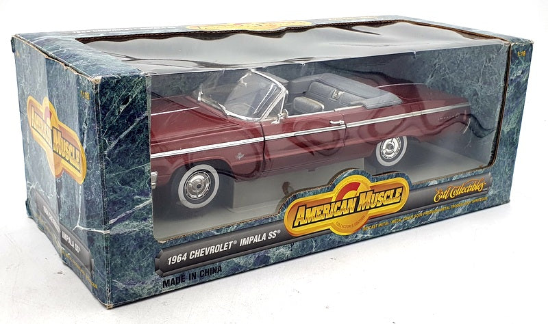 Ertl 1/18 Scale Diecast 7837 - 1964 Chevrolet Impala SS - Dark Red