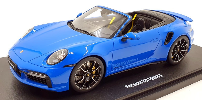 GT Spirit 1/18 Scale Resin GT441 - Porsche 911 Turbo S - Blue