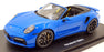 GT Spirit 1/18 Scale Resin GT441 - Porsche 911 Turbo S - Blue