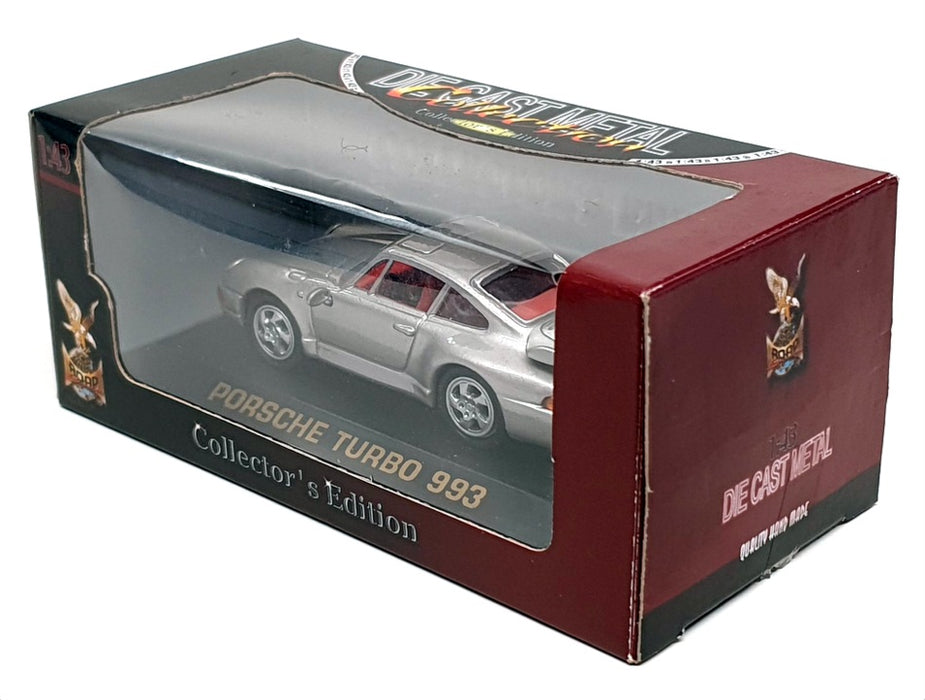 Road Signature 1/43 Scale 94243-D - Porsche Turbo 993 - Silver