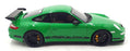 Autoart 1/12 Scale Diecast 12118 - Porsche 997 GT3 RS - Green/Black Stripes