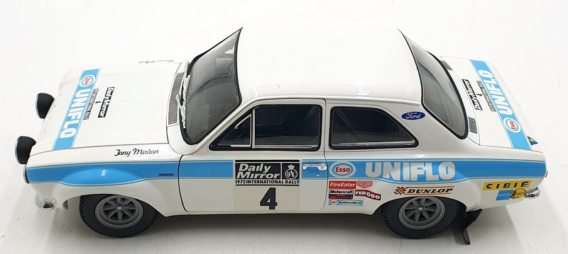 Minichamps 1/18 Scale Diecast DC211223C - Ford Escort MK1 Uniflo #4 Clark