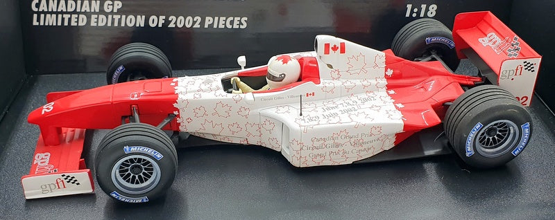 Minichamps 1/18 Diecast AC8020300 Canadian GP Event Car 2002