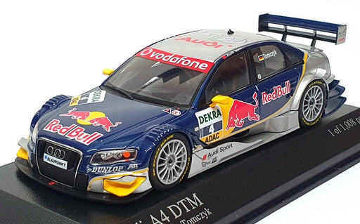 Minichamps 1/43 Scale 400 071704 - Audi A4 #4 DTM 2007 - Blue/Silver