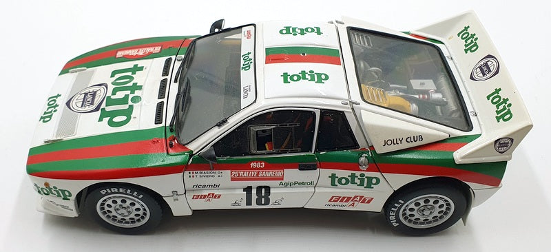 Kyosho 1/18 Scale Diecast DC19923J Lancia Rally 037 Totip #18 San Remo Baison