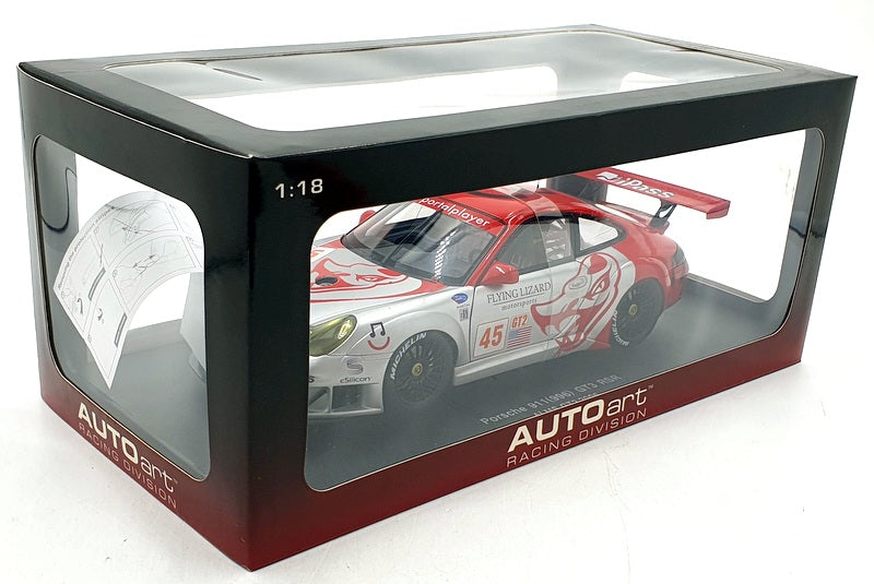 Autoart 1/18 Scale Diecast 80673 - Porsche 911 996 GT3 RSR ALMS #45 2006