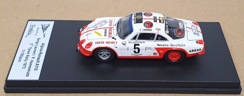 Trofeu 1/43 Scale RR.be 47 - Alpine Renault A110 #5 2nd Ypres 1973 - White/Red