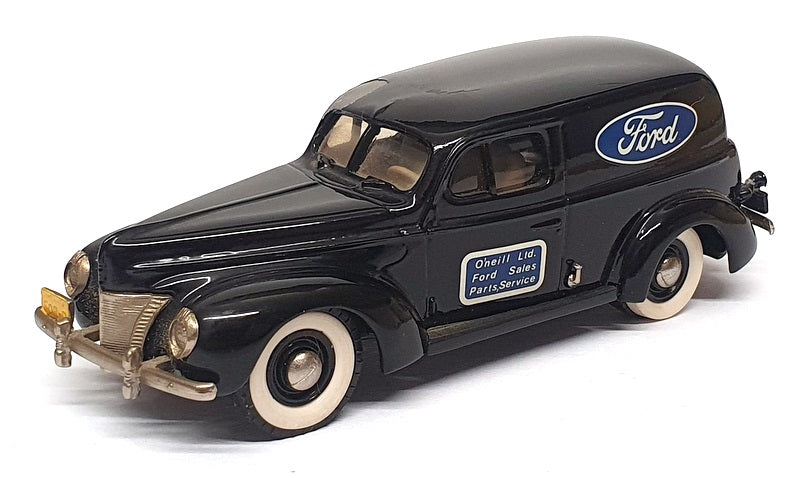 Brooklin 1/43 Scale BRK9 013B - 1940 Ford Sedan Van (O'Neill Ltd) Black