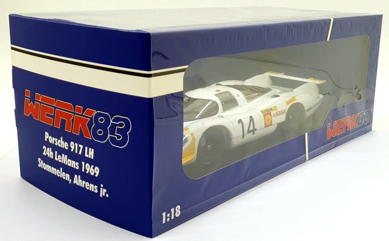 Werk83 1/18 Scale Diecast W18019003 - Porsche 917 LH 1969 #14 Stommelen/Ahrens