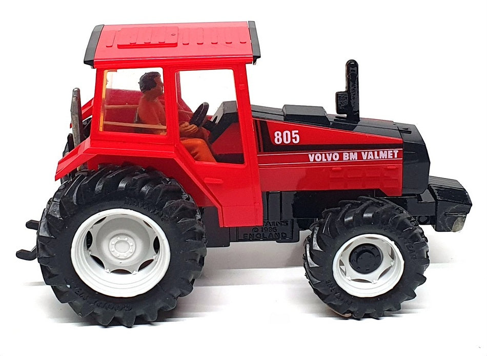 Britains 1/32 Scale 9515 - Volvo BM Valmet Tractor With Driver - Red