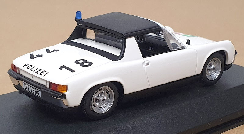 Minichamps 1/43 Scale WAP 020 SET 28 - 1971 Porsche 914/4 Polizei - White