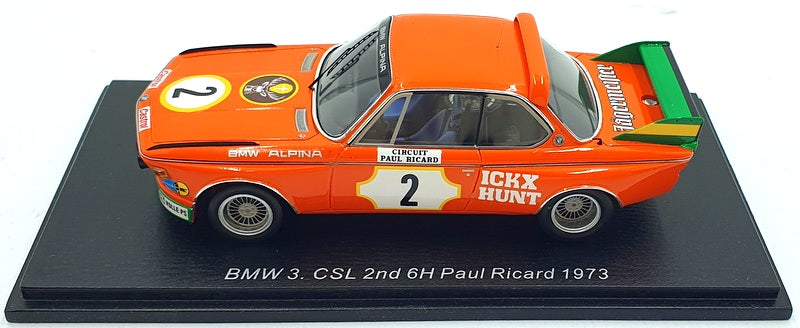 Spark Model 1/43 Scale S2820 - BMW 3 CLS #2 6h Paul Ricard 1973