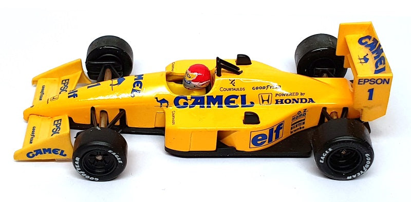 Onyx 1/43 Scale 007 - F1 Lotus 100T (Camel) Nelson Piquet - Yellow