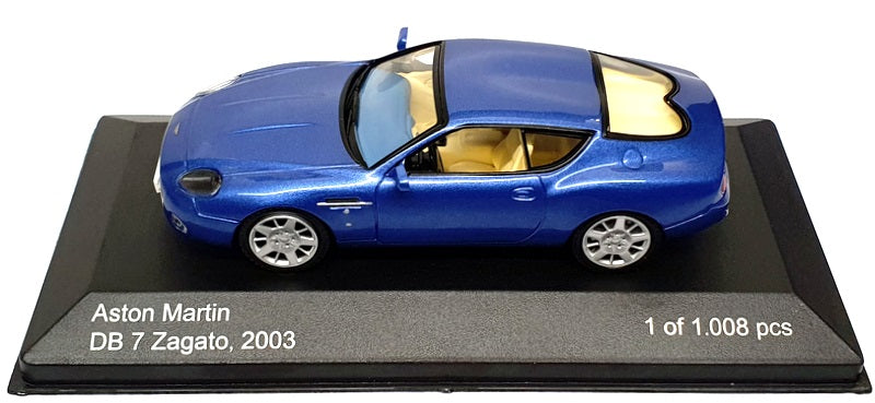 Whitebox 1/43 Scale WB030 - Aston Martin DB7 Zagato - Met Blue