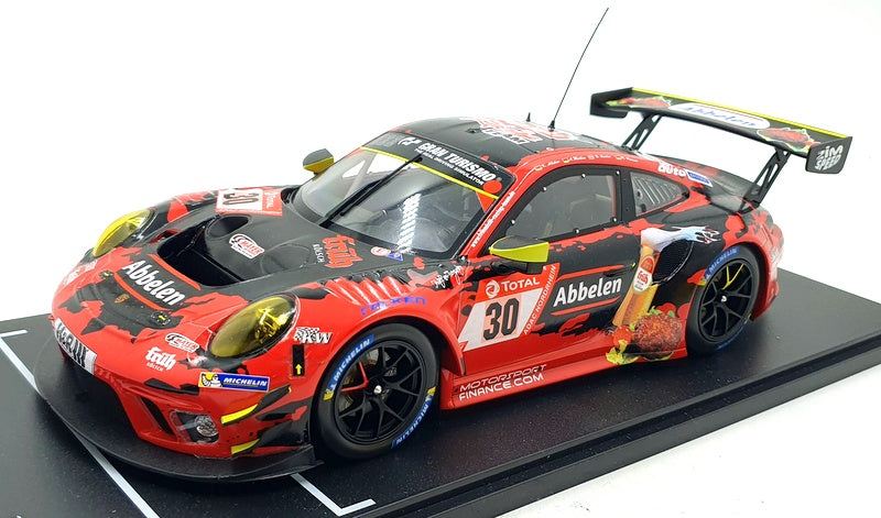 IXO 1/18 Scale Diecast LEGT18048 Porsche 911 GT3 R Nurburgring 2020 #30 Abbelen