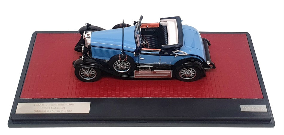 Matrix 1/43 Scale MX41302-201 - 1927 Mercedes Benz Sport Cabriolet - 2-Tone Blue