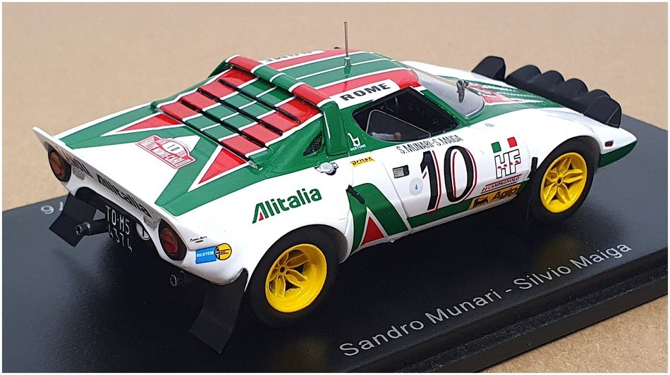 Spark 1/43 Scale S9082 - Lancia Stratos HF #10 Monte Carlo 1976