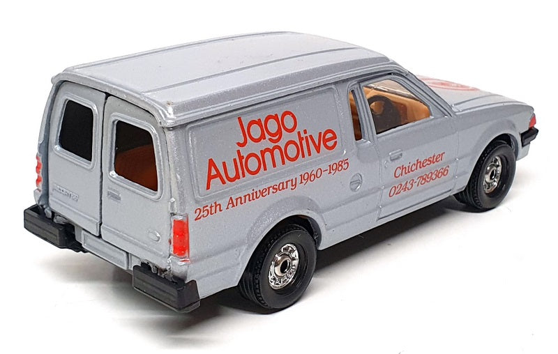 Corgi Appx 11.5cm Long 497 - Ford Escort Van (Jago Automotive) Silver