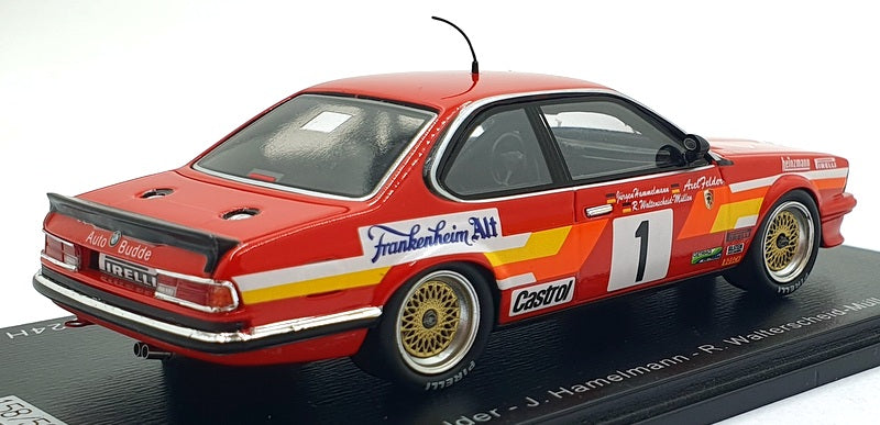 Spark Model 1/43 Scale Resin SG836 - BMW 635 Csi Auto Budde 1st 24H 1985