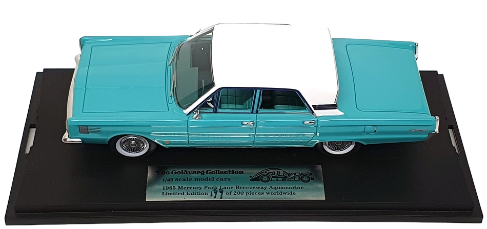 Goldvarg 1/43 Scale GC-027A - 1965 Mercury Park Lane - Breezeway Aquamarine