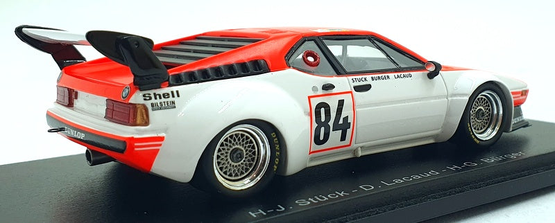 Spark 1/43 Scale S6403 - BMW M1 #84 24h Le Mans 1980