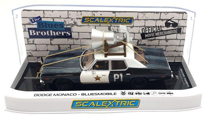 Scalextric 1/32 Scale Slot Car C4322 - Dodge Monaco Bluesmobile - Blues Brothers