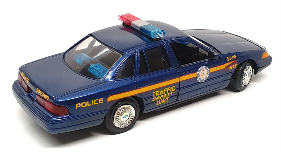 Motor Max 1/24 Scale 2624M - Ford Crown Victoria West Goshen Police - Met Blue