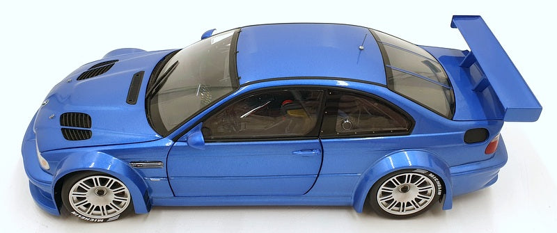 Minichamps 1/18 Scale Diecast 80 43 0 302 540 - BMW M3 GTR Street Version Blue