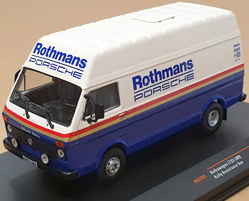 Ixo 1/43 Scale RAC285 - Volkswagen LT35 LWB Van R'Mans Porsche Rally Assistance