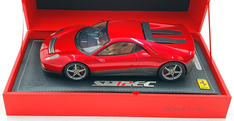 BBR 1/18 Scale Resin P1860-1 - Ferrari SP12 EC 2012 - Red/Grey