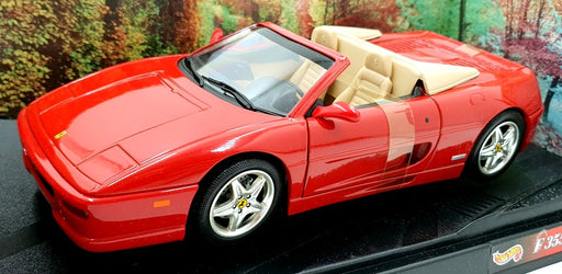 Hot Wheels 1/18 Scale Diecast 25733 - Ferrari F355 Spider - Red