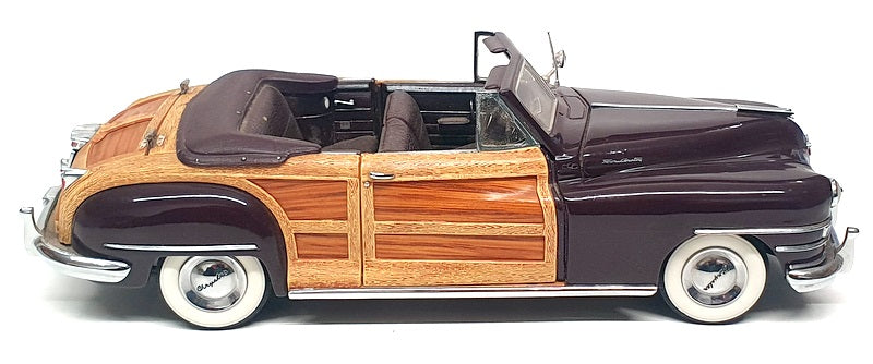 Danbury Mint 1/24 Scale CTC01M - 1948 Chrysler Town & Country - Maroon